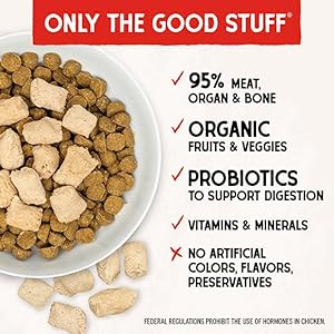 Stella & Chewy's Freeze Dried Raw Chewy’s Chicken Meal Mixers – Dog Food Topper for Small & Large Breeds – Grain Free, Protein Rich Recipe – 3.5 oz Bag Stella Chewys Freeze Dried Raw Chewys Chicken Meal Mixers–Dog Food Topper for Small Large Breeds–Grain Free Protein Rich Recipe–35 oz Bag