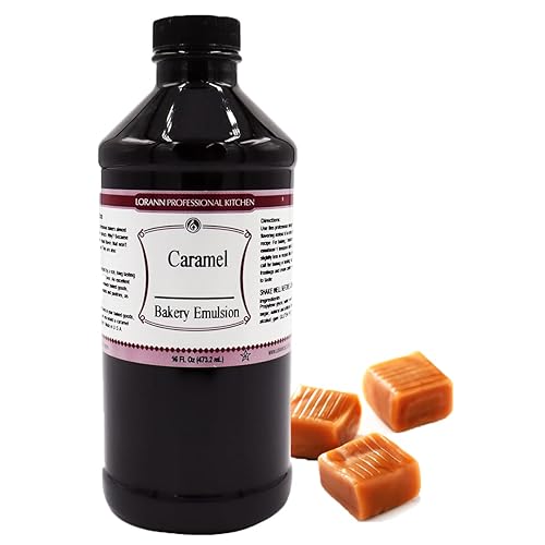 Miniatura 2 de Lorann Oils Emulsión de caramelo para panadería: caramelo rico, perfecto para aumentar las notas de caramelo dulce en pasteles, galletas y postres,