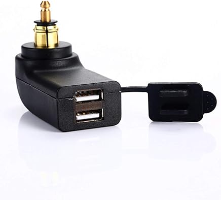 JENOR - Adaptador de corriente USB doble impermeable para BMW Triumph Hella motocicleta JENOR - Adaptador de corriente USB doble impermeable para BMW Triumph Hella motocicleta