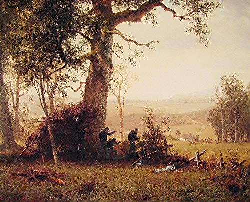 Peintures sur toile de paysage Bierstadt pour créer une atmosphère sereine chez soi