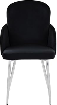 LumiSource Dahlia Dining Chair, Upholstered Dining Chairs, Contemporary Dining Chair, Kitchen Chairs for Dining Table, Dining Chairs Set of 2
