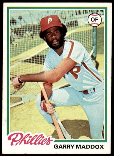 1978 Topps #610 Garry Maddox Philadelphia Phillies (Baseball Card) EX Phillies