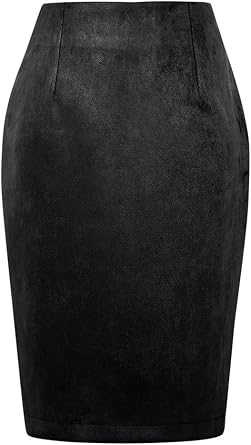Plaid Skirts for Women 2025 Fall Winter Knee Length Wool Pencil Skirt
