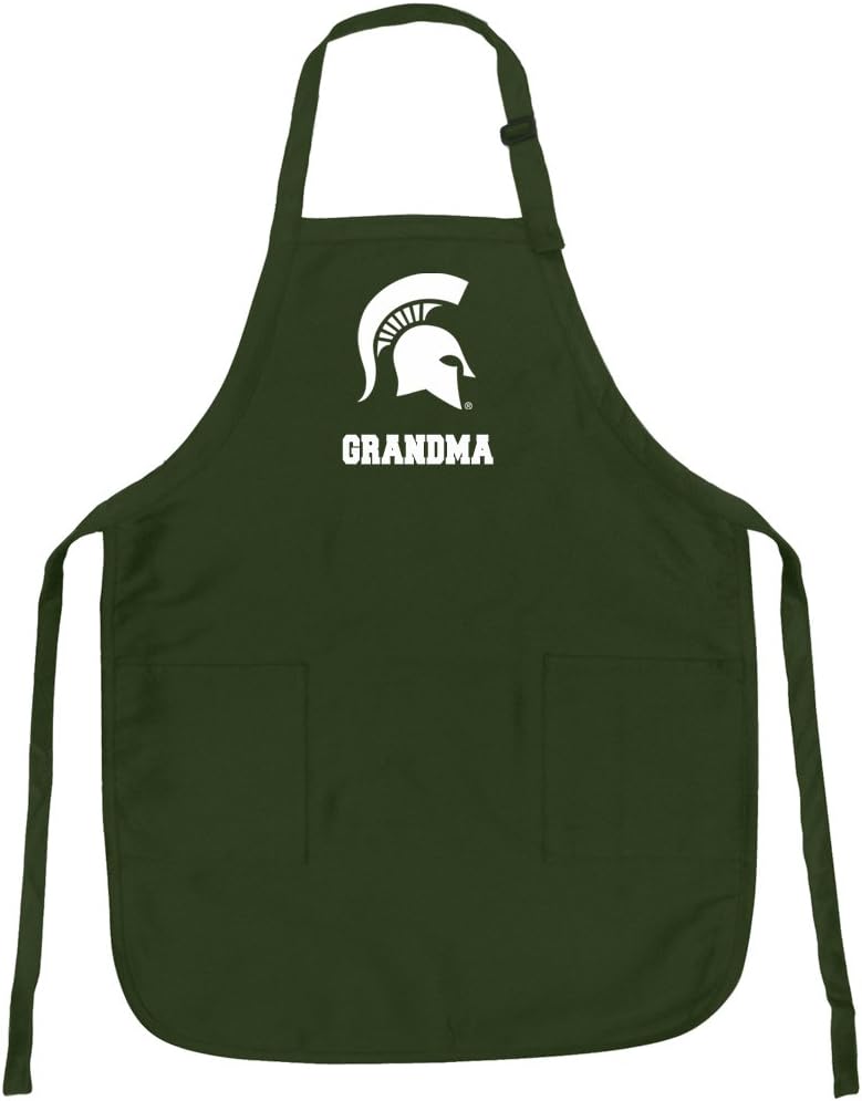 Broad Bay Deluxe Michigan State Grandma Apron For Barbecue Grilling Kitchen Gift for or Her
