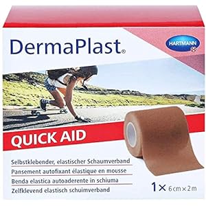 Dermaplast Quick Aid Schuimverb. 6 cm x 2 m huidskleur 1 stuk