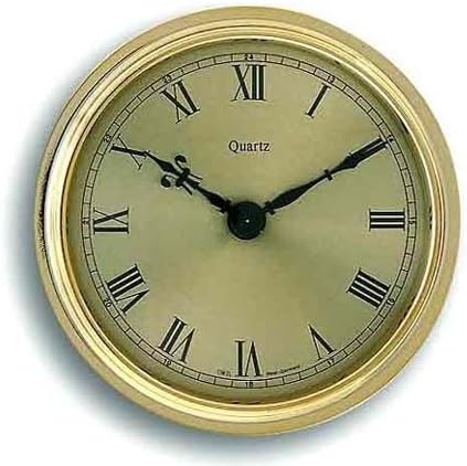Brass-Look Clock Movement Insert 108mm K1.100288