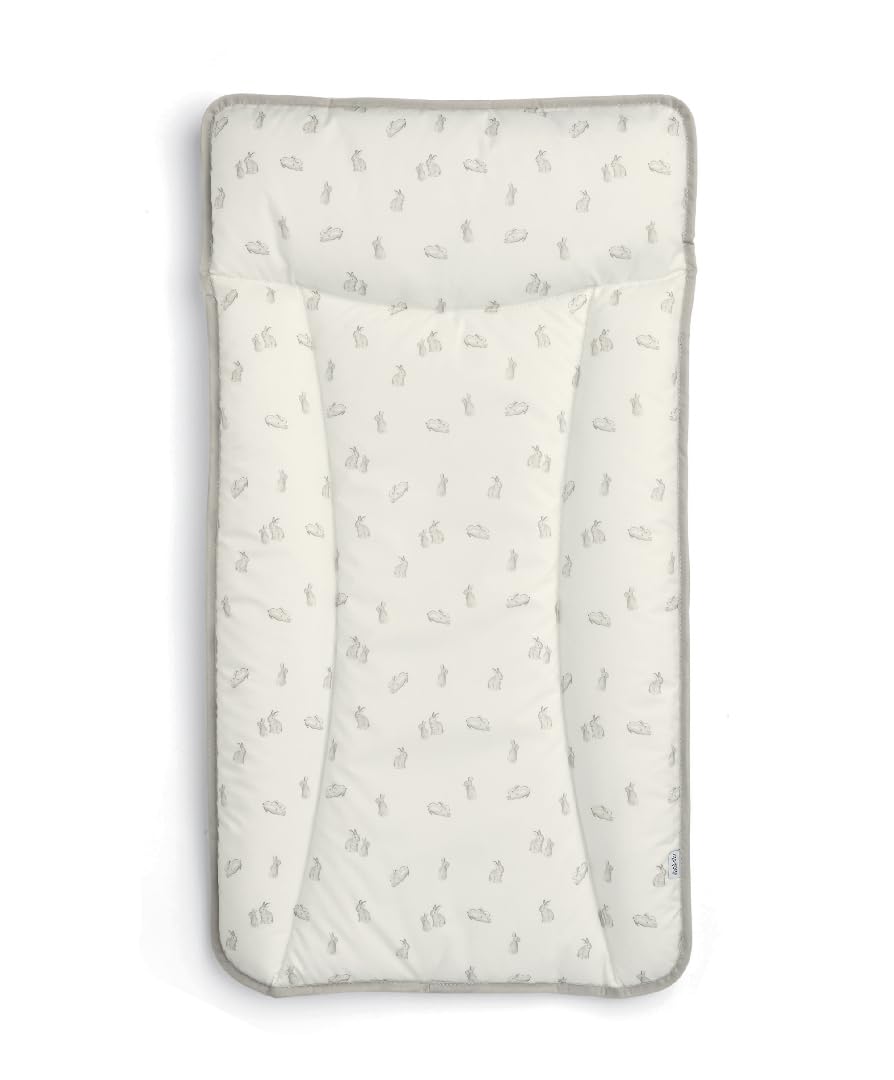 Mamas & Papas Essentials Baby Changing Mat, Easy Clean Design, Bunny — image 1