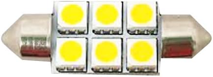 Pactrade Marine LED Bulb Festoon Type 12VDC 90LM Warm White 1 15/16 X 1/2 2PCS