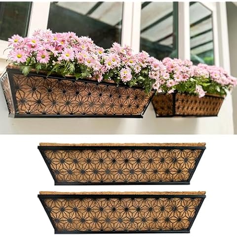 LaLaGreen 24-Inch Metal Planters Cover