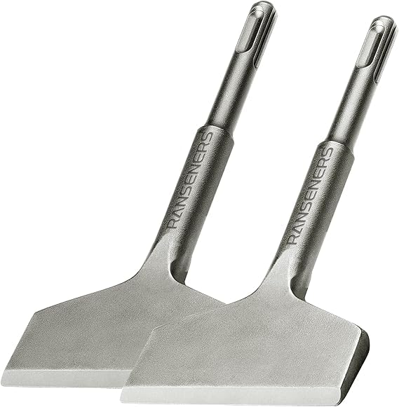 SDS-Plus scalpello a vanga 2pezzi, con angolo di lavoro di 15°, 165 * 75mm, universale, in acciaio super temprato