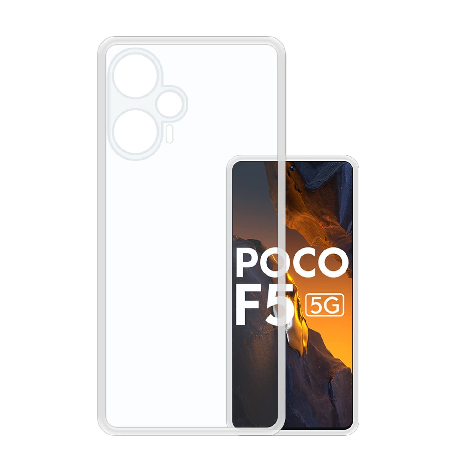 Etechnic Back Cover for Poco F5 5G Back Cover | Slim Soft Back Case for Poco F5 5G (Transparent) - Silicone (B0CBV8TSMG) Amazon Price History, Amazon Price Tracker