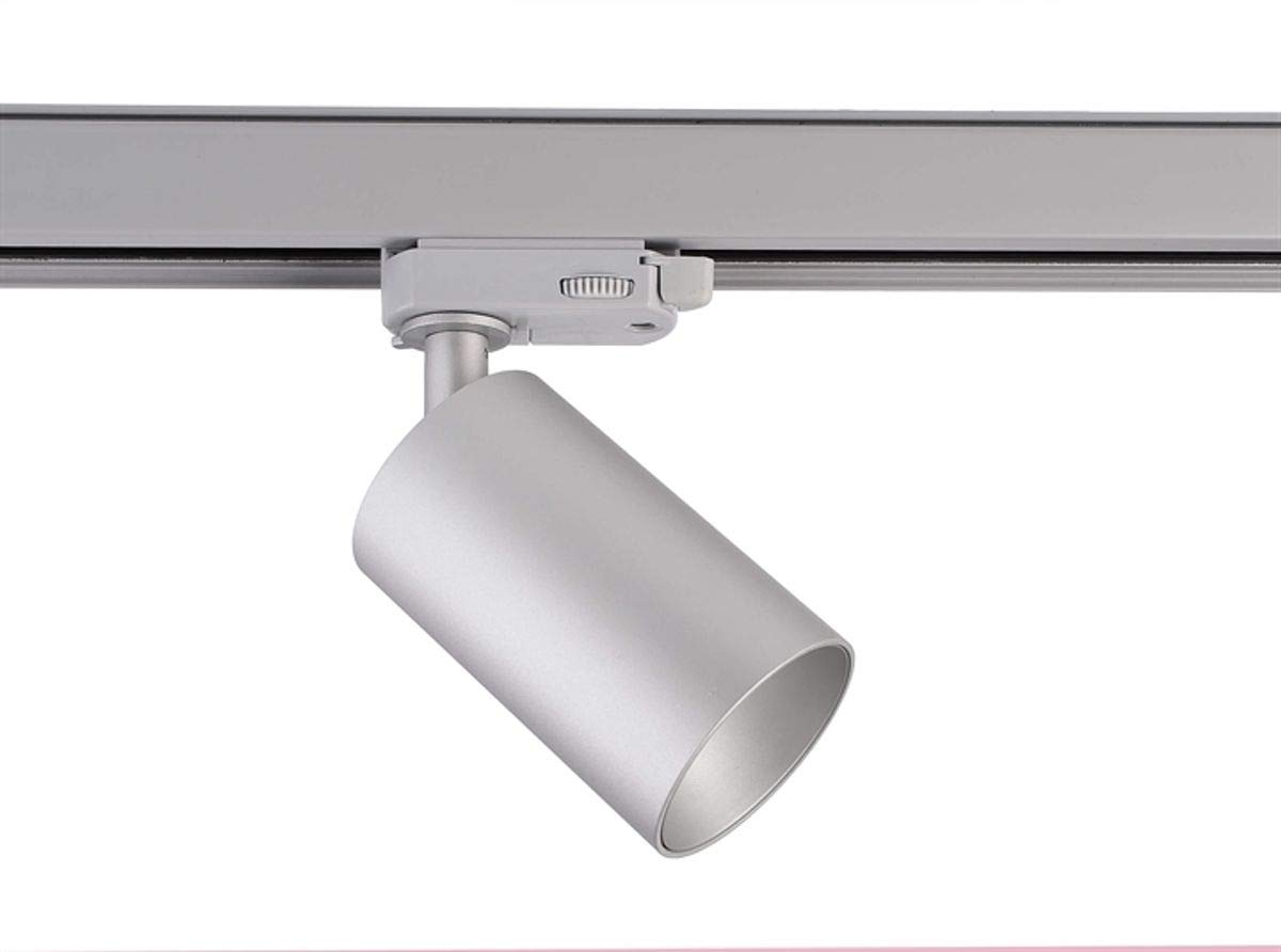 Deko-Light Faretto a 3 fasi CAN, 220-240 V AC/50-60 Hz, GU10 LED max. 7,5 W, girevole e orientabile, argento