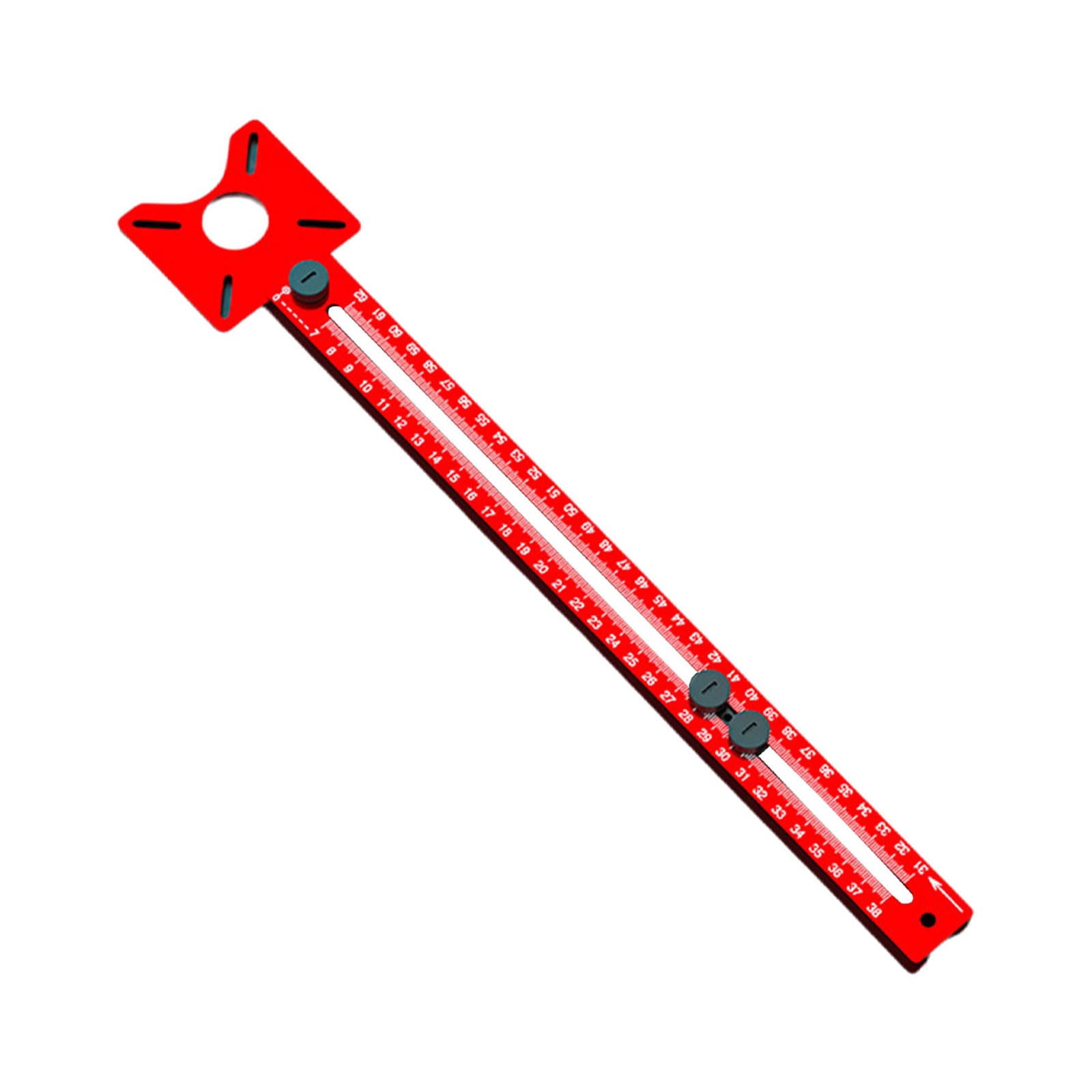 Hzbb Basic Model Router Milling Grooves Bracket, Milling Router Guide Circles Cutter For Cutting Routing Small Large Locators Accurate Measurement Tool