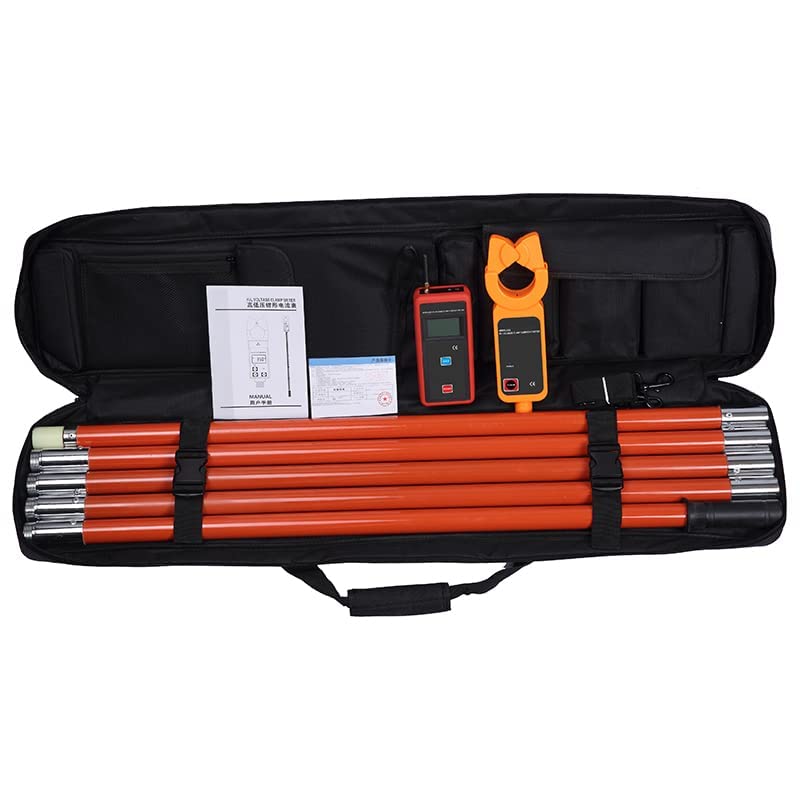 Current Meter Tester High Low Voltage Current Measurement Instrument Wireless H/L Voltage Clamp Meter with Range 0mA to 1200A Resolution 1mA CT Size Φ48mm 4 Digital LCD Display