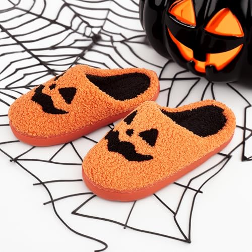 Image of Halloween Christmas Slippers Holiday Slipper House Shoes Home Slipper for Women Fuzzy Outdoor Indoor Bedroom Slippers