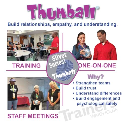Image of Trainers Warehouse 6 inch Thumball Collection, 32 Prompts for Conversation, Team Building, Relationship and Training