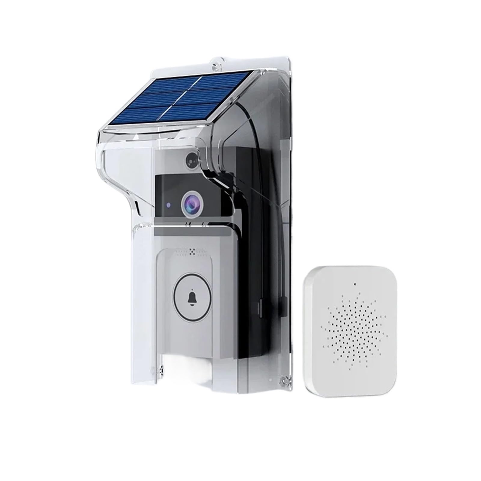 Campanelli Wireless Impermeabili Copertura for Carica Solare Spioncini(Doorbell with Cover)