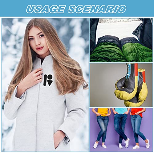 Pack of 120 Down Jacket Patches Nylon Repair Tape Self-Adhesive Repair Patches for Fabric Clothes Patches in Various Sizes and Shapes for Clothes - Image 8