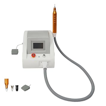 Pigment Removal Machine, 310W 3 Wavelengths 532nm 1064nm 1320nm Professional Tattoo Eyebrow Freckle Acne Scar Blackhead Skin Pigmentation Remover with Touch Screen and Safety Eyewear