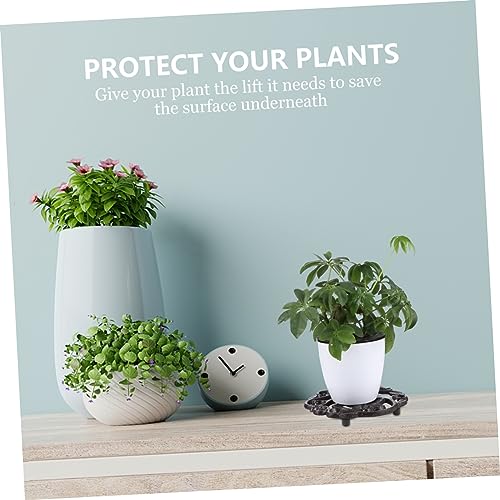 Support pot de fleurs en fonte isolant thermique et robuste - 4