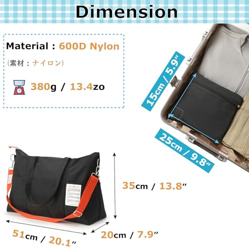 YAPJEB Travel Duffle Bag, 35L Carry On Backpack, Lightweight Cabin Bag with Luggage Trolley Sleeve, Men Women Overnight Removable Strap Weekender, for Gym Airplane Yoga Tennis(Pink)2