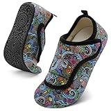 Barerun Wassersportschuhe, Barfuß, schnelltrocknend, Aqua-Yoga-Socken, Slipper, für Damen und Herren, meeresmotiv, 40/41 EU