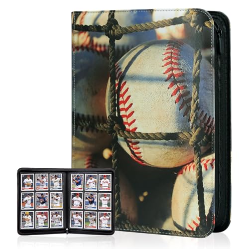Image of Baseball Card Binder 468 Pockets Waterproof Trading Cards Storage
