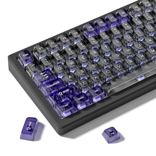 Image of dagaladoo Clear keycaps Set,Translucent Keyboard keycaps,Jelly Key caps