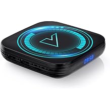 CHROX Android TV Box 12.0, V0NTAR Smart TV Box 4GB 64GB, Allwinner H618 Chip Support 2.4G/5.8G WiFi6 1000M Ethernet LAN Bluetooth 5.0 3D/4K Android Box Set Top TV Box,4gb+32gb