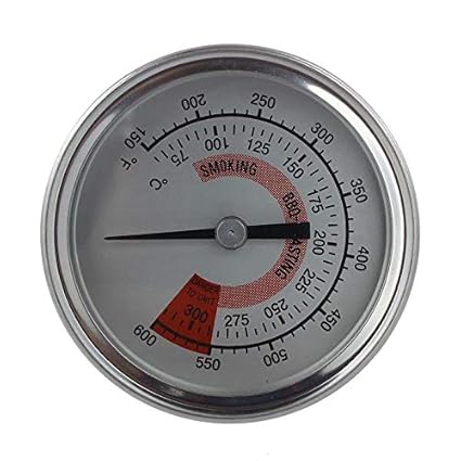 PRAV Barbecue BBQ Pit Smoker Grill Thermometer Gauge 300 O6C9