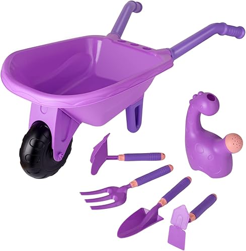 edola Juguetes para niños, regalos para niños de 3 a 12 años, juego de carretilla para niños, herramientas de jardinería para principiantes, kits de