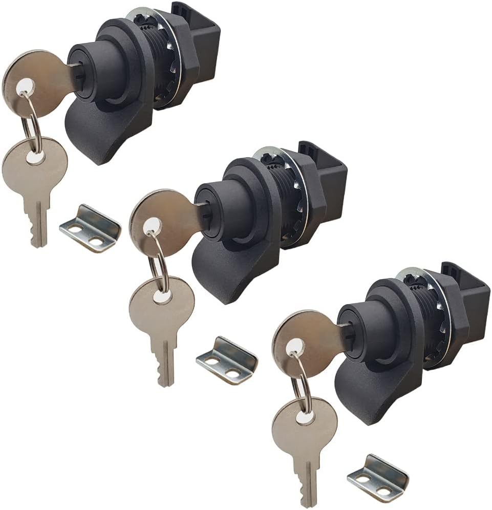 Push Button Lock Push Open Latch Push Close Knob Golf Cart Lock for Marine Boat Toolbox,Glovebox(5 Packs)