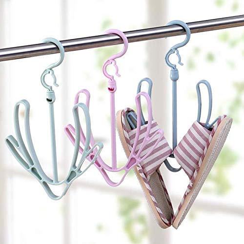 Losuya - Juego de 3 perchas para zapatos, multiusos, para exterior, resistentes al viento