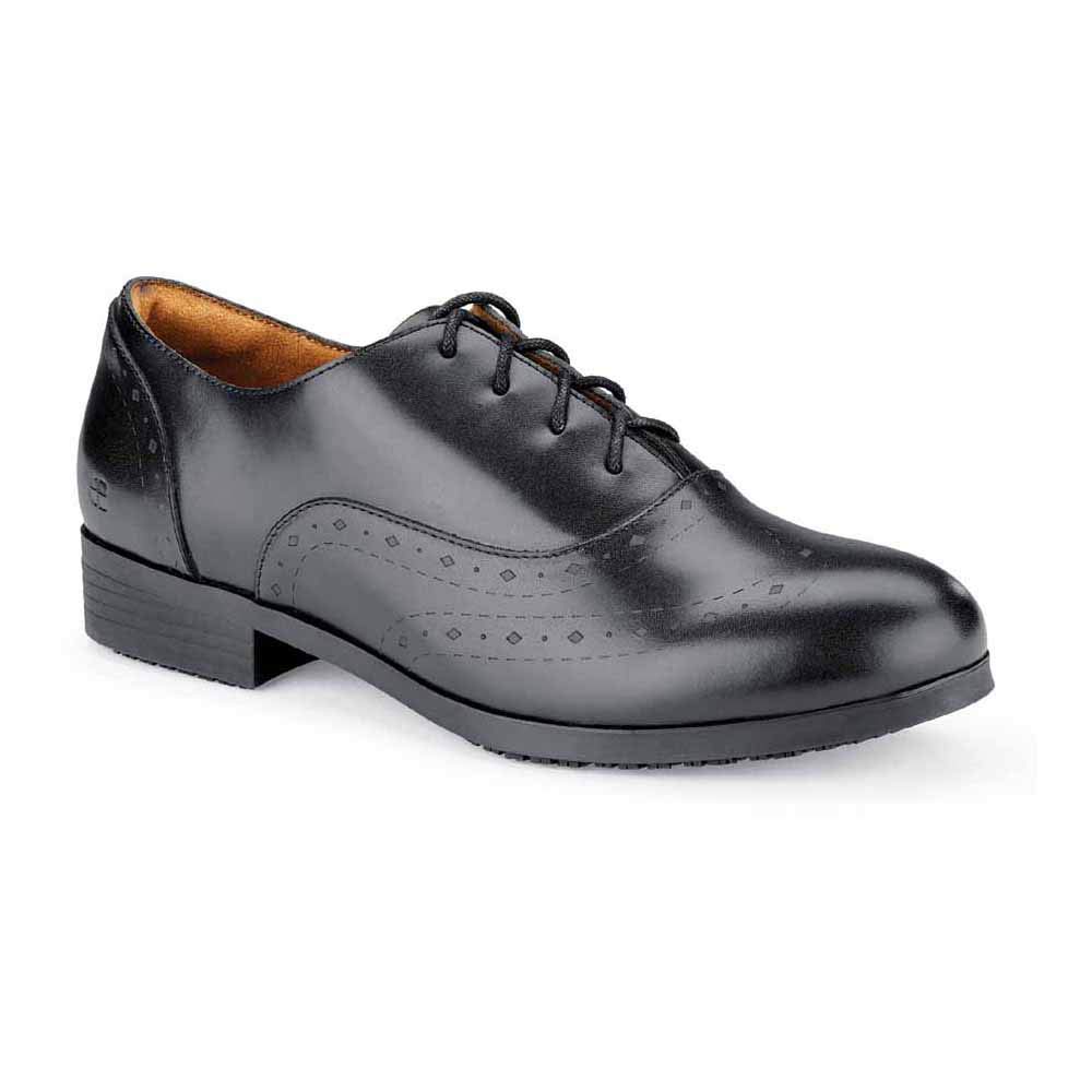 Shoes for Crews Chaussures Kora – Chaussures en Cuir Confortables, Semelles intérieures rembourrées, Semelle antidérapante, Style Classique pour Le Bureau – pour Femmes