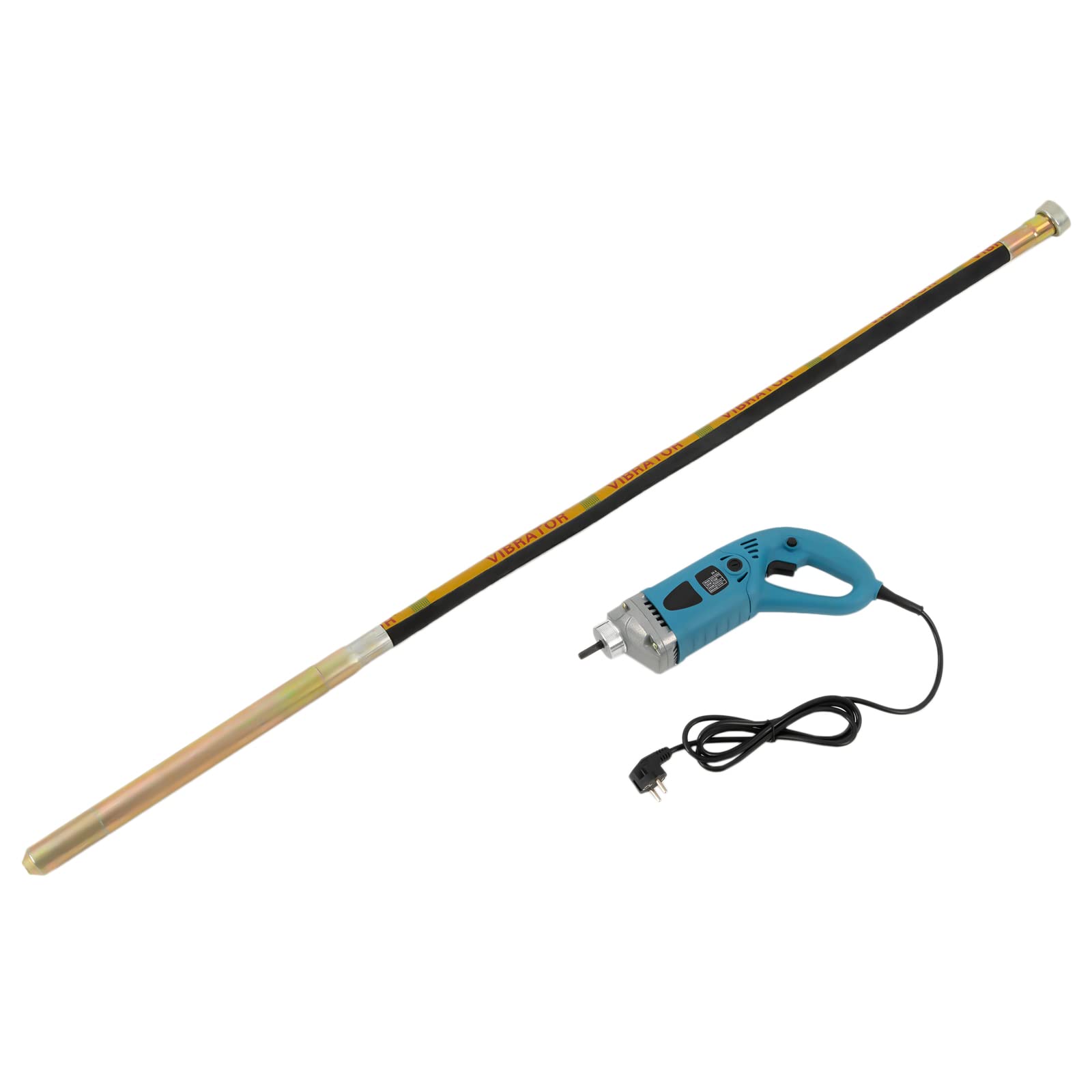 Vibromasseur électrique pour béton - 1300 W - 1300 W - Pour béton - Avec tuyau de 1,5 m