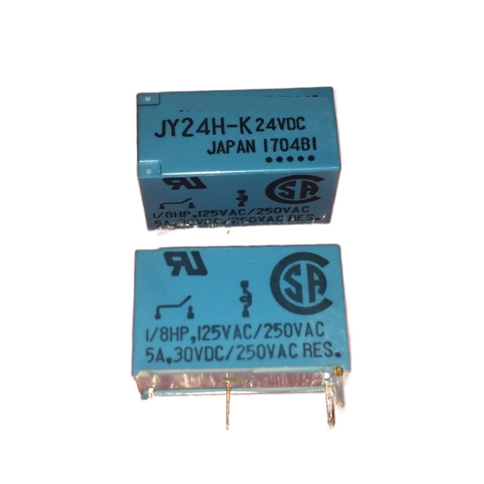 GJZIFGFWQ Relay 10pcs JY24H-K 24VDC 5A 250VAC