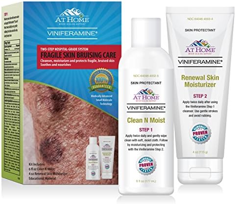 at Home Fragile Skin Bruising Care Kit - for Wounds, Bruises and Thinning Skin-Provides Fast Healing from Wounds and Bruises