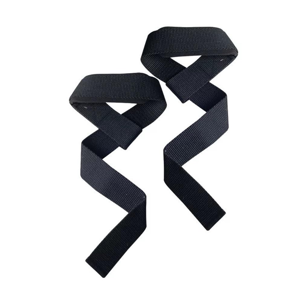 Bandes de préhension for Poignets, équipement assisté par Barre Unique for tractions dures Sangles de Musculation(Schwarz)