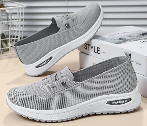Women's Orthopedic Mesh Walking Shoes Athletic Sport Running Sneakers Slip-on Cozy Breathable3