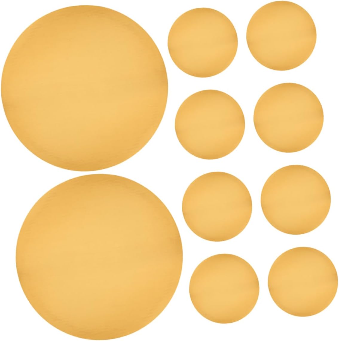 GLEAVI 10pcs Disposable Cake Trays Round Mousse Cake Boards Cardboard Platter Base for Birthday Parties