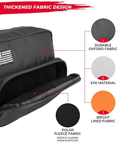 Kemimoto Motorcycle Bag, Motorcycle Handlebar Bag, American Flag Tool Bag, Universal Fork Bag, Black Sissy Bar Bag, Bicycle Handlebar Bag, Front Storage Accessory Bag For Cruiser Softail Dyna Sportsters #TOP2