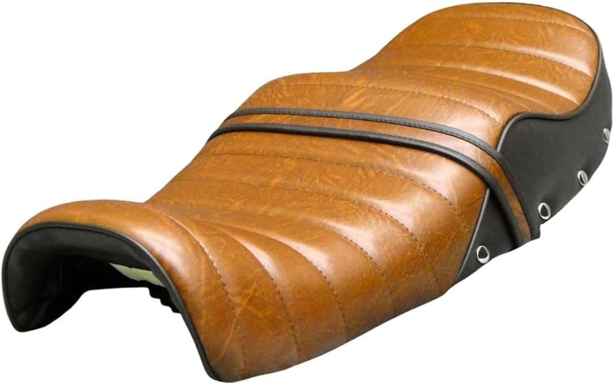 ホンダ ジェイド250 JADE タックロールシート 茶 ツートン 鋲打ち