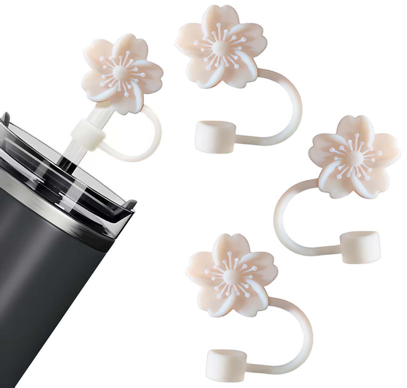 BTYHAOS Straw Covers, Dust Proof Straw Toppers Fit Stanley 30 40oz Tumbler
