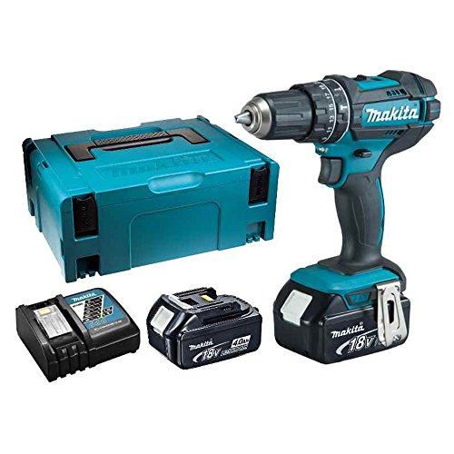 Perceuse à percussion 18V LXT (2x4,0 Ah) en MAKPAC - MAKITA DHP482RMJ