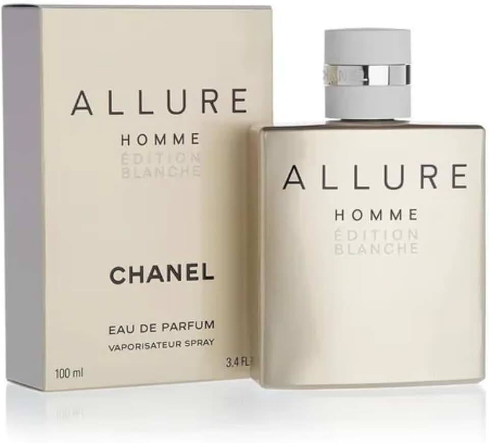 Allure Homme Edition Blanche para homens da Chanel - Spray concentrado EDT de 50 ml