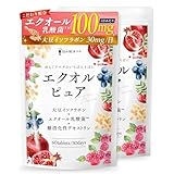 悩み解決ラボ エクオルピュア 60日分 エクオール 乳酸菌 100mg アグリコン型 イソフラボン 30mg ビタミンB12 国内製造 美容 サプリ