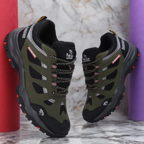 Image of FIELD CARE Everest Trekking Hiking Outdoor Fashion Sporty Casual Comfort Shock Absorbing Stylish Boots
