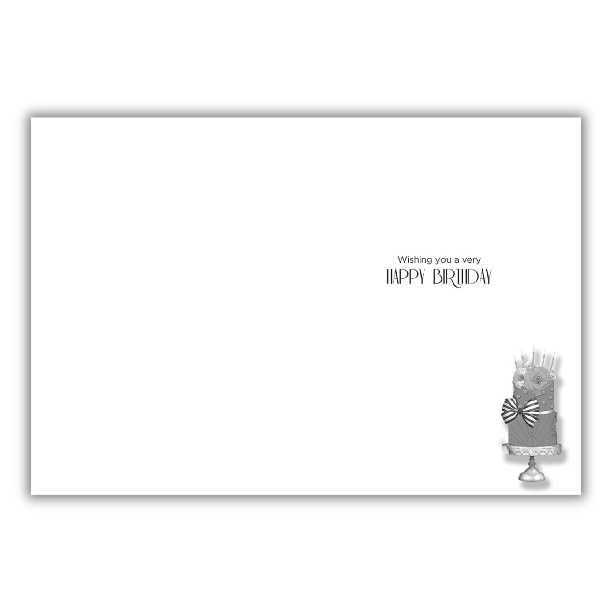 Noel Tatt Geburtstagskarte Für Sie – Art-Deco-Design Mit Geprägter Folie, 170x125 Mm, Inkl. Umschlag, Nachhaltig & Recyclbar