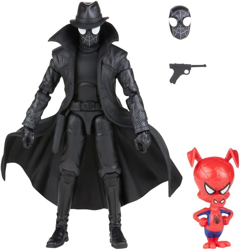 Marvel Legends Series Figure - 2 15 cm Figures with Accessories - Spider-Man Noir and Spider-Ham - F3443 - Hasbro