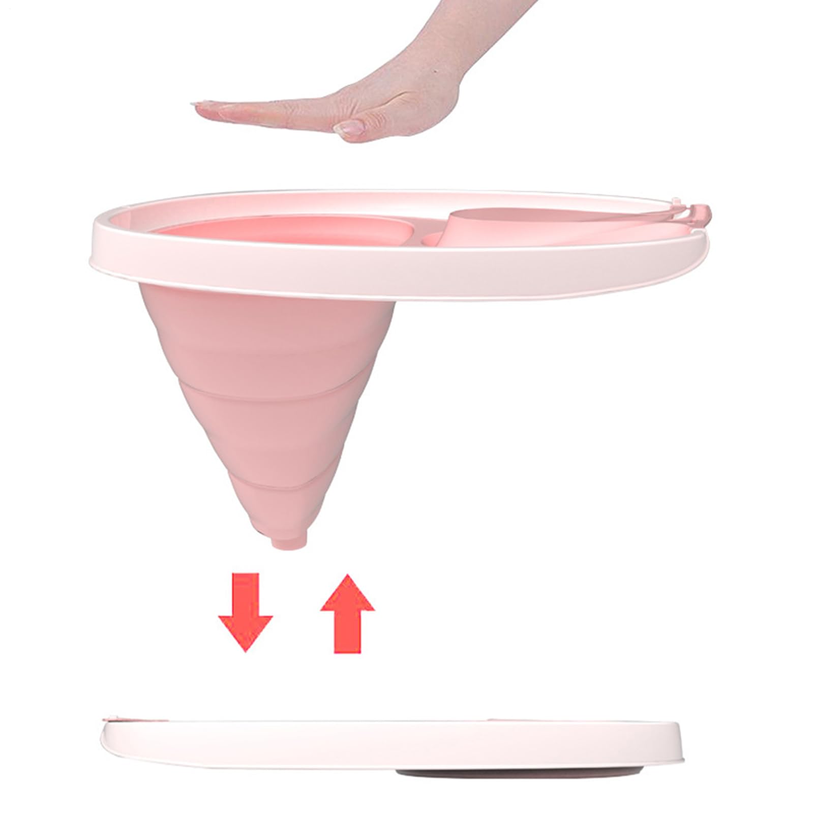 Fregadero de champú portátil, cuenca de champú plegable Tina de lavado | Accesorios de baño, producto de limpieza móvil, con bolsa de almacenamiento para la cama, en la cama